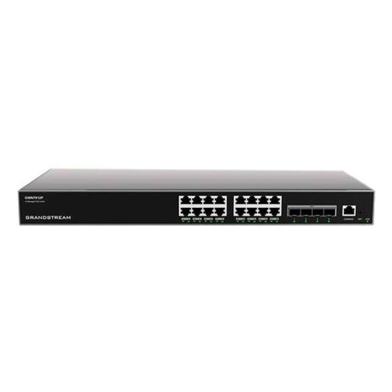 Grandstream Enterprise L3 16 port Managed GbE PoE++ Switch 240W | GWN7813P