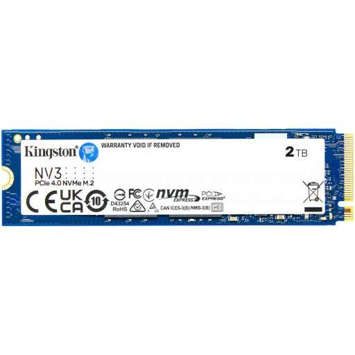 Kingston SNV3S/2000G NV3 2TB M.2 2280 PCIe 4.0 NVMe Solid State Drive