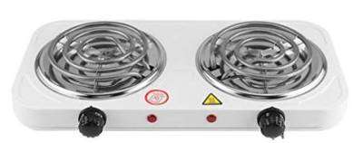 Casey Koala Electric 2 Hot Plate Spiral Stove Colour: White