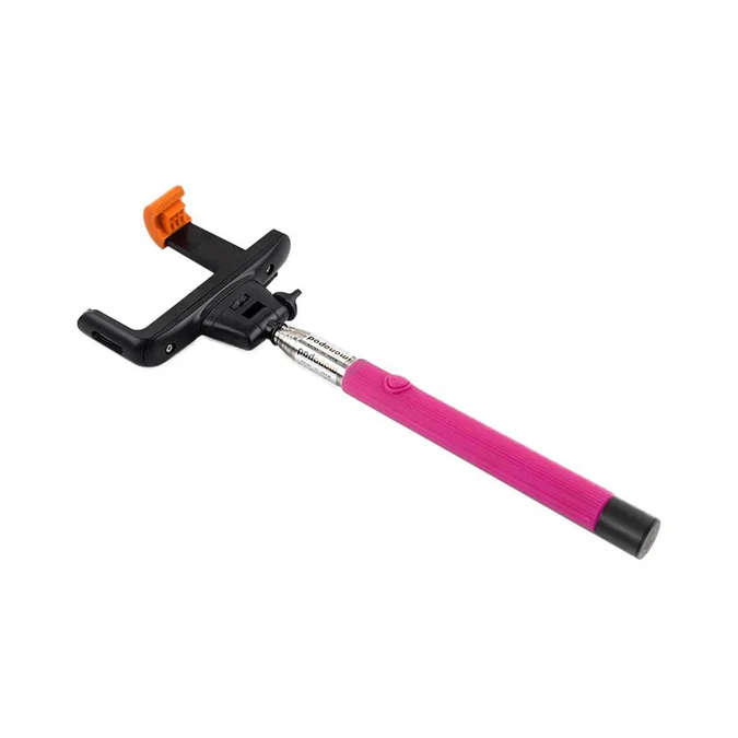 Geeko Z07-5 Monopod Selfie Stick - Pink