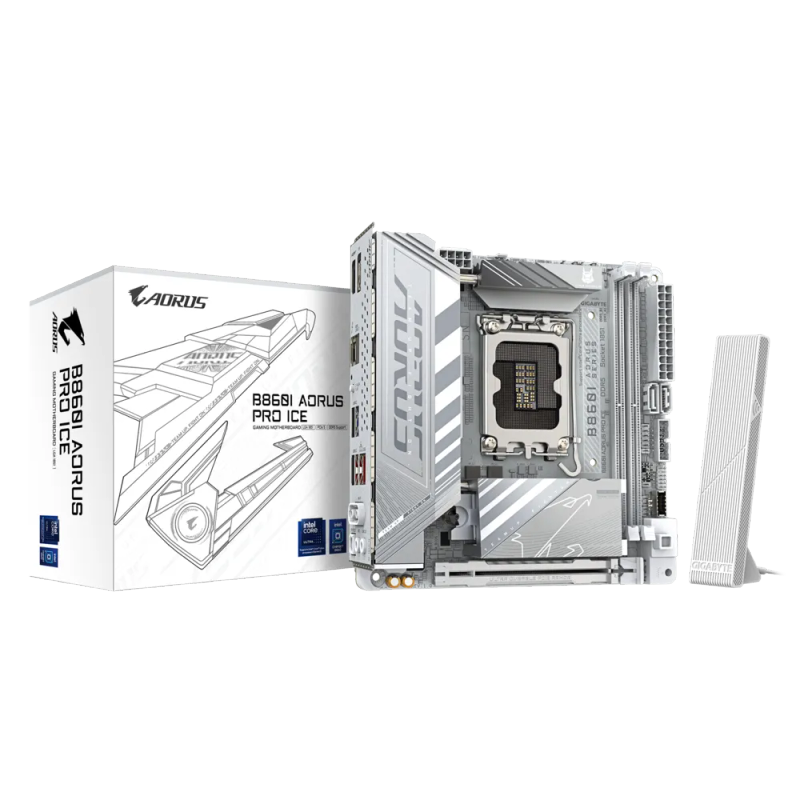 Gigabyte B860I AorusPro Wi-Fi Intel 12th / 13th / 14th Gen Socket LGA 1700 ITX Motherboard