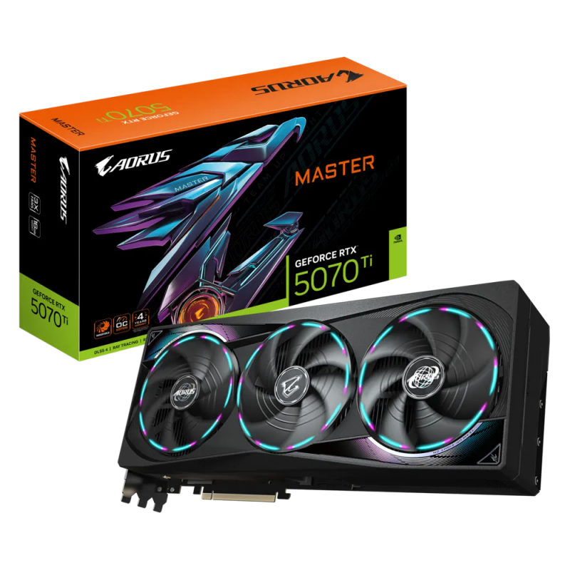 Gigabyte AORUS GeForce RTX 5070 Ti MASTER 16GB GDDR7 256 bit Graphics Card