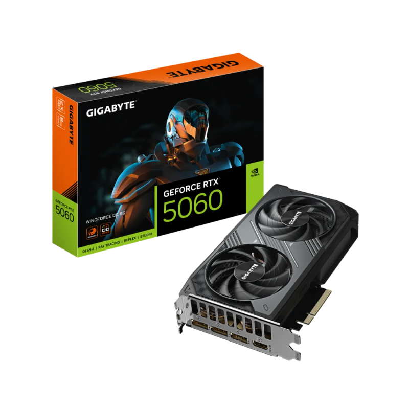 Gigabyte GeForce RTX 5060Ti Windforce OC 16GB GDDR7 128 bit Graphics Card