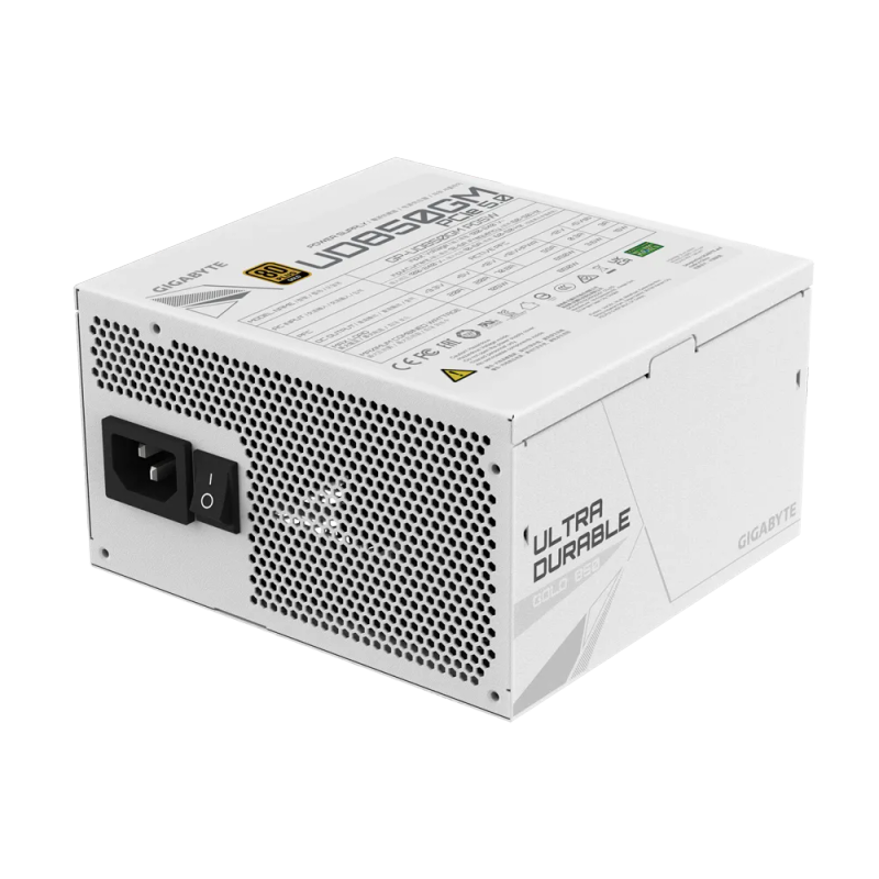 Gigabyte UD850GM PG5W 850W 80+ Gold Modular PCIe Gen 5.0 White PSU