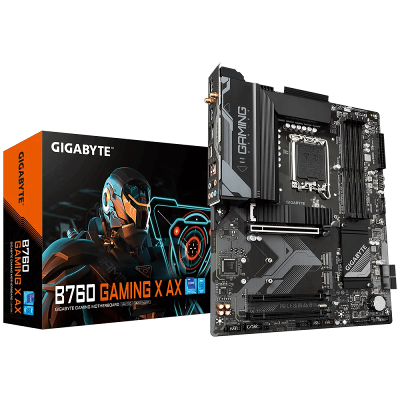 Gigabyte B760 GAMING X AX B760 Express Chipset Gen 12/ 13/ 14 LGA 1700 ATX Motherboard