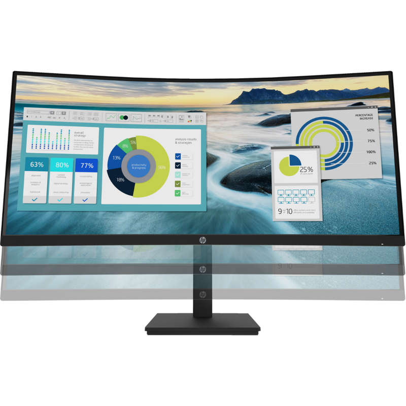 HP P34hc G4 34-inch WQHD USB-C Curved Monitor