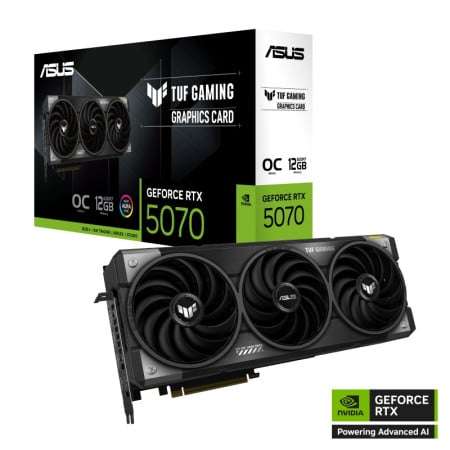 Asus TUF Gaming GeForce RTX 5070 12GB GDDR7 OC Edition - Get DOOM: The Dark Ages Premium Edition ...