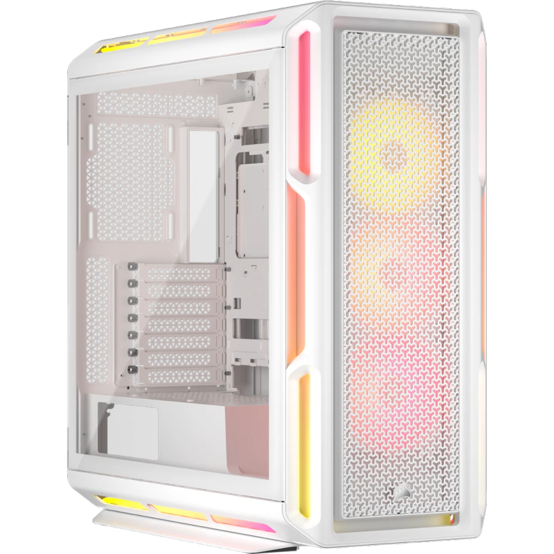Corsair iCUE LINK 5000T LX RGB Mid-Tower PC Case; White