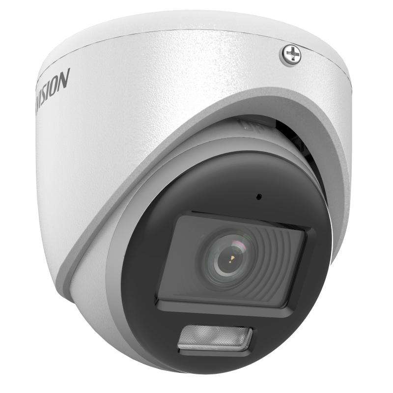 Hikvision 2MP Smart Hybrid Light Colorvu Fixed Turret Analog Camera