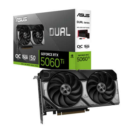 Asus Dual GeForce RTX 5060 Ti 16GB GDDR7 OC Edition