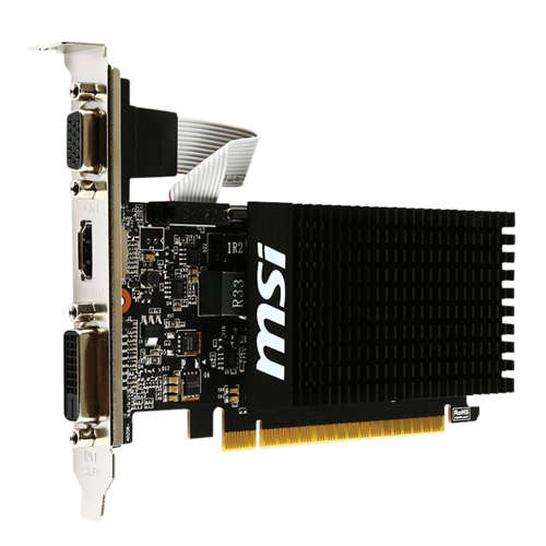 MSI Nvidia GeForce GT 710 2GD3H 2GB 64-BIT Graphics Card - Graphics Cards