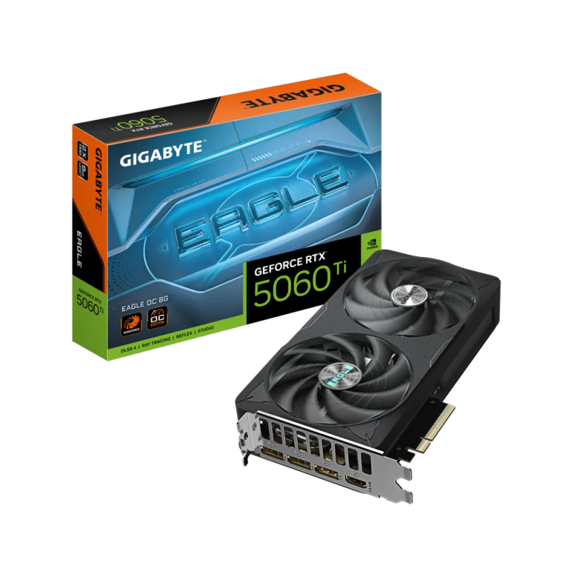 Gigabyte GeForce RTX 5060 Ti Eagle OC 8G 8GB GDDR7 128-bit PCIe 5.0 Desktop Graphics Card