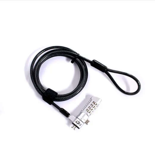 MECER 4-DIAL NOTEBOOK NANO/ T-Bar Compatible CABLE LOCK.