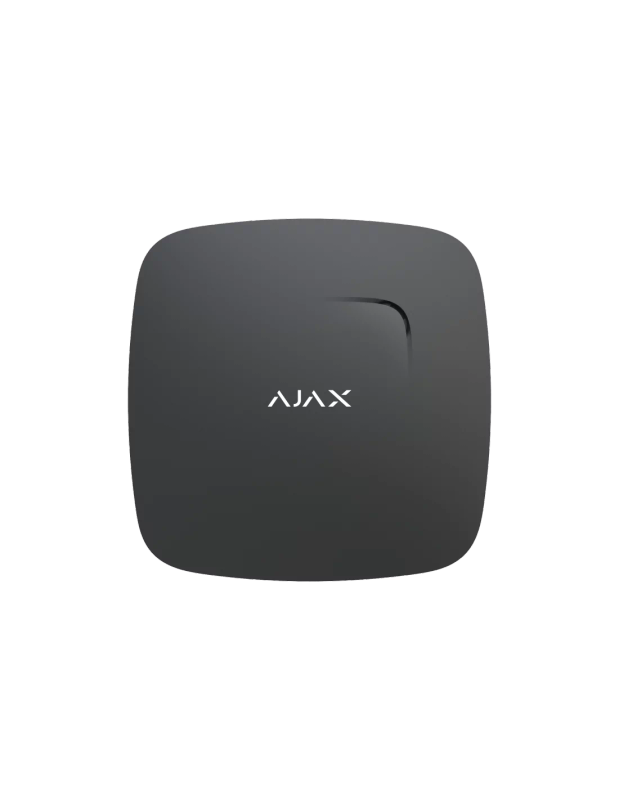 Ajax Security - Fire Protect - Black Wireless Fire Detector with Temper