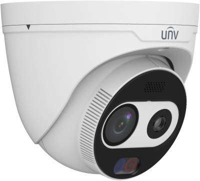 UNV - H.265 - 4MP LightHunter Dual-spectrum Thermal Network Turret Cam