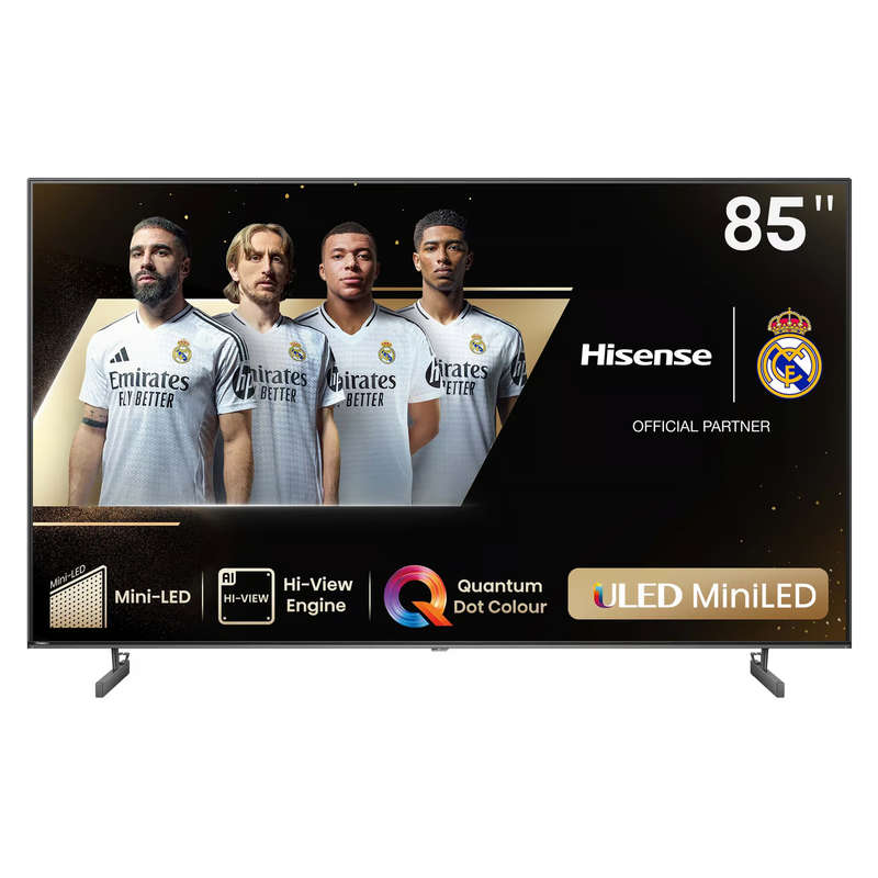 Hisense 85" QLED 60HZ 4K; Qusntum Dot Colour; 3D