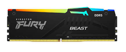 Kingston Fury Beast RGB 16GB DDR5-6000 CL30 Module - 1.40V