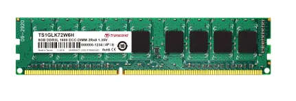 Transcend 8 GB DDR3L Desktop, Server RAM, 1600Mbit/s, DIMM Low Voltage