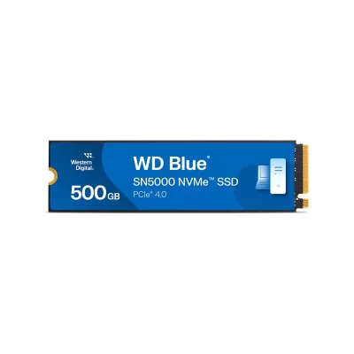 Western Digital Blue SN5000 500GB PCIE GEN 4 M.2 3D NAND NVMe Internal SSD