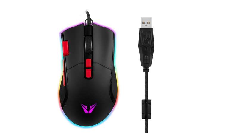 VX Gaming Morpheus Series Wired RGB Mouse with Braided Cable