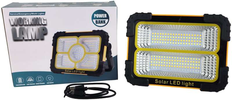 Solarix  5IN1 Working Lamp With Power Bank