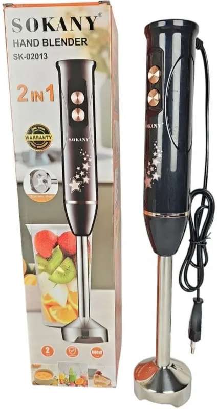 Sokany 2 In 1 Stick Blender 600W W/Jar