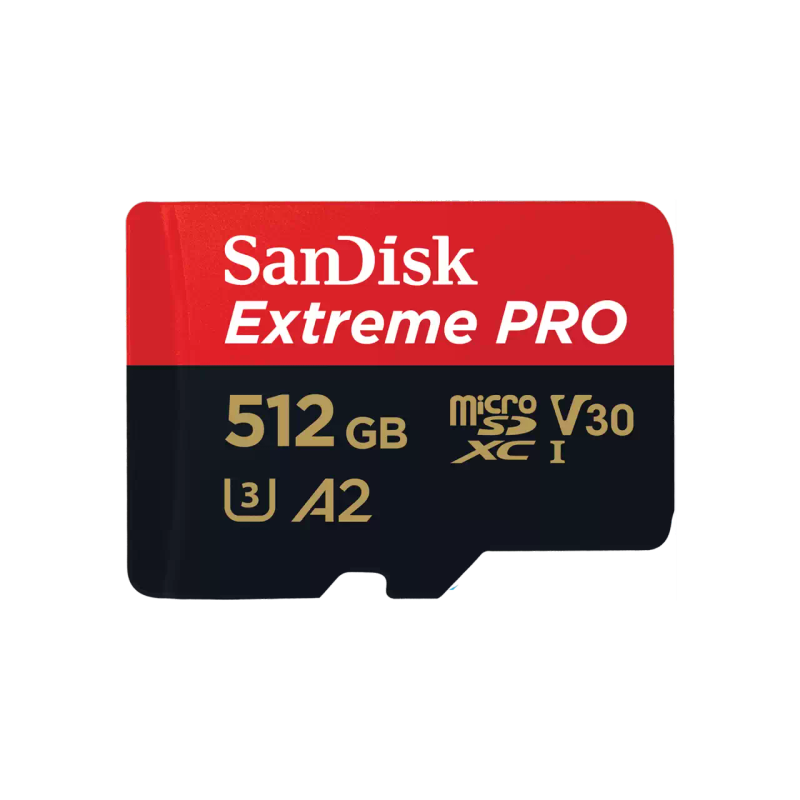Sandisk Extreme Pro 512GB 4K Video microSDXC Card