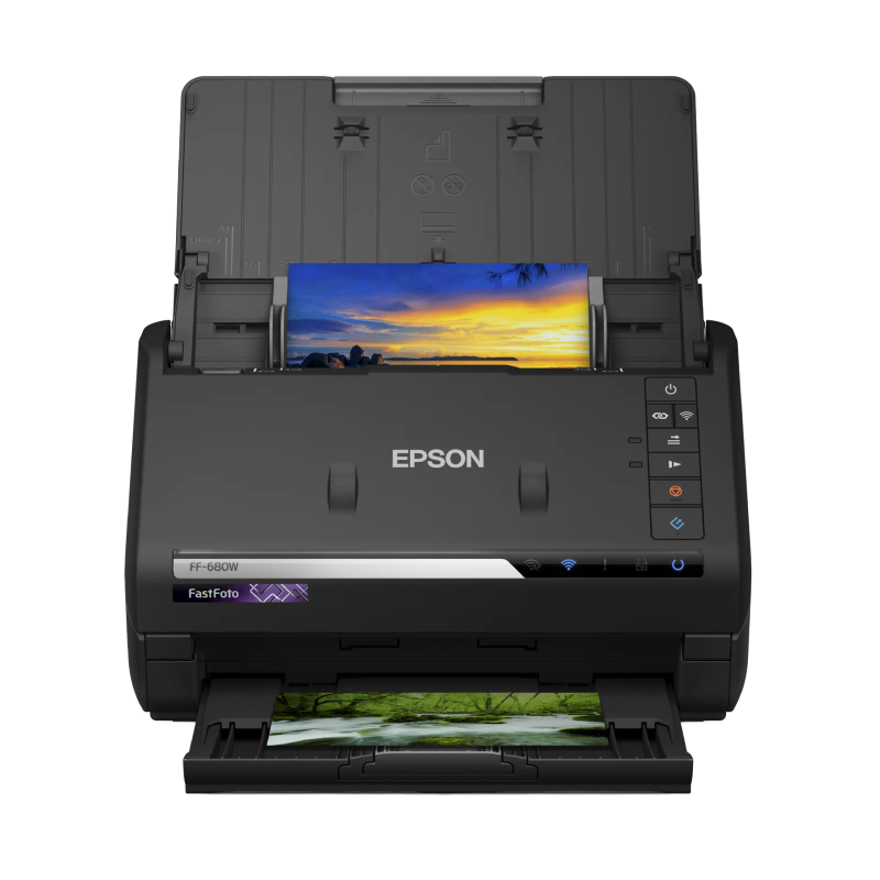 Epson FastFoto FF-680W Fast Auto-Feeder Scanner