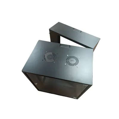 Zone Lite 4U 400 + 100 deep Swing Frame Wall Mount Cabinet with Fan