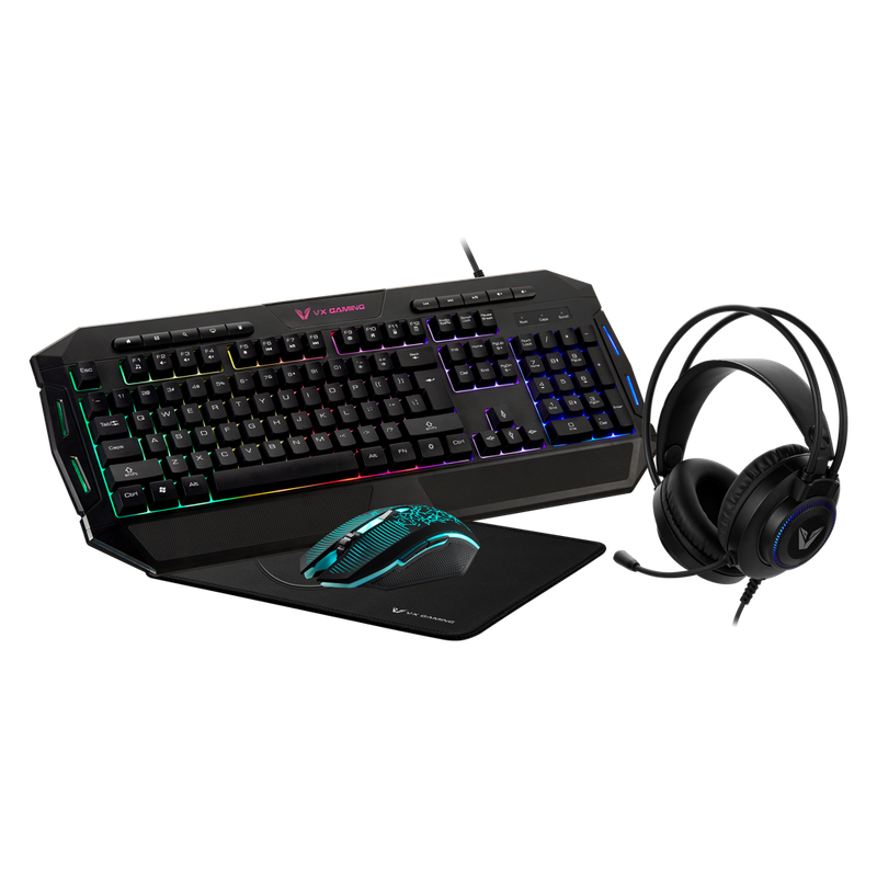 VX Gaming Heracles series 4-in-1 Combo KB Mouse Mousepad Headset