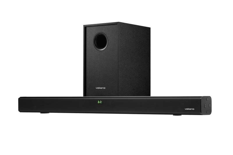 Volkano Cascade 50W Soundbar + Wired Subwoofer - Black