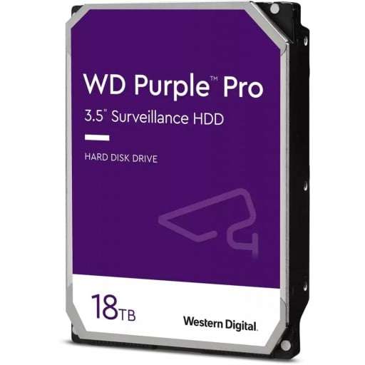 Western Digital Purple Pro AI Surveillance 18TB 3.5" SATA Internal HDD