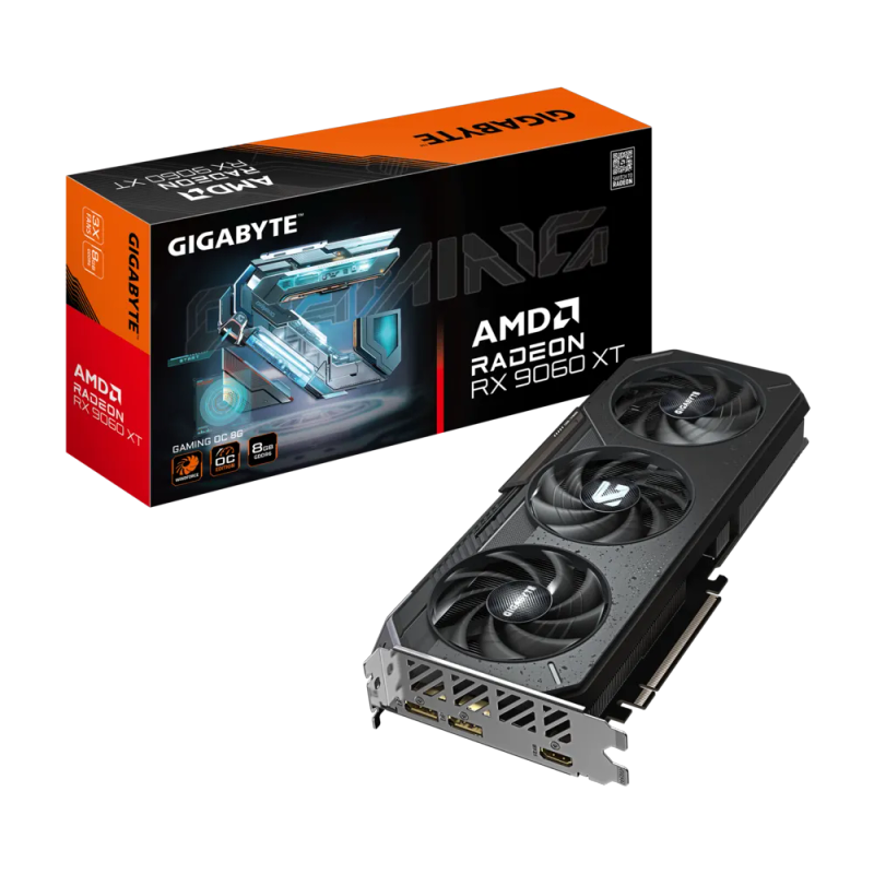 Gigabyte Radeon RX 9060 XT Gaming OC 8G