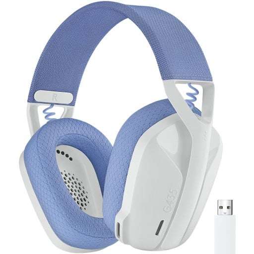 Logitech G435 Lightspeed White Wireless Gaming Headset