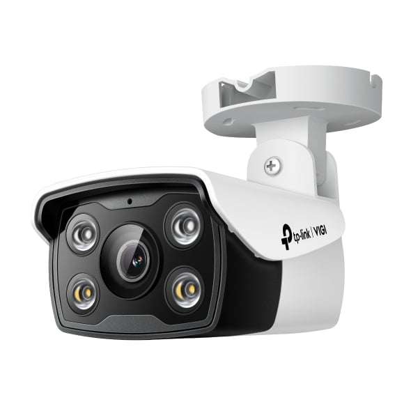 TP-Link VIGI 4MP Outdoor Full-Color Bullet Network Camera, IR/White Light