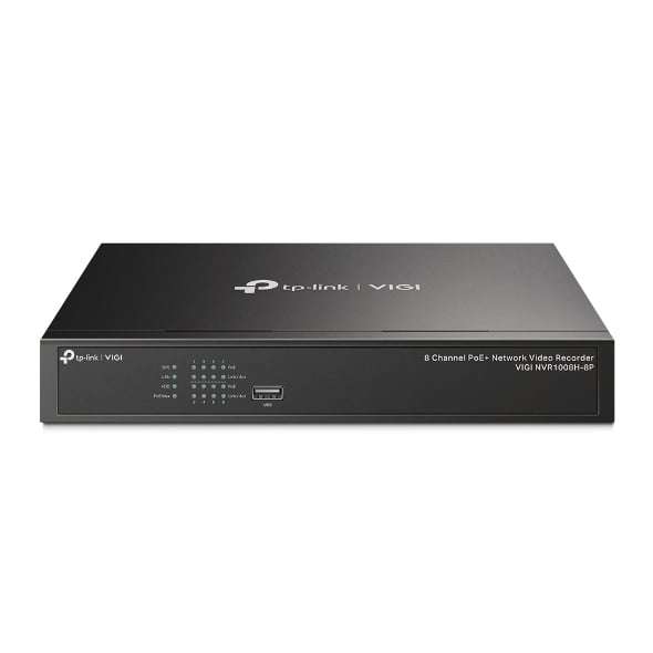 TP-Link VIGI 8 Channel PoE+ Network Video Recorder, Up to 8MP Resolution