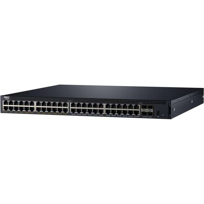 Dell X-Series X1052P 48-Port L2+ Gigabit Ethernet 10/100/1000Base-T, 4