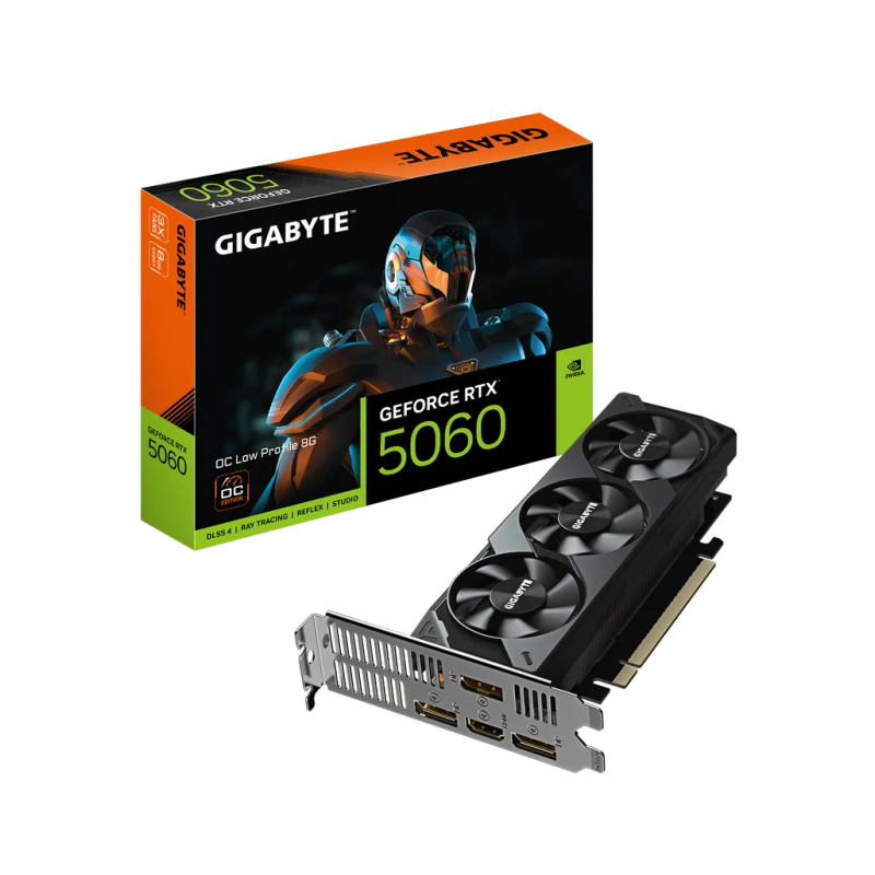 Gigabyte GeForce RTX 5060 OC 8GB GDDR7 128-bit PCIe 5.0 Desktop Graphics Card