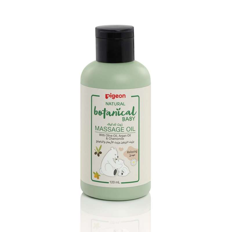 Pigeon - Massage Oil 120ML Natural Botanical