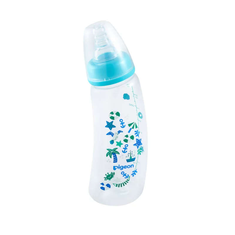 Pigeon Flexible Curved Bottle  250ml - Beach