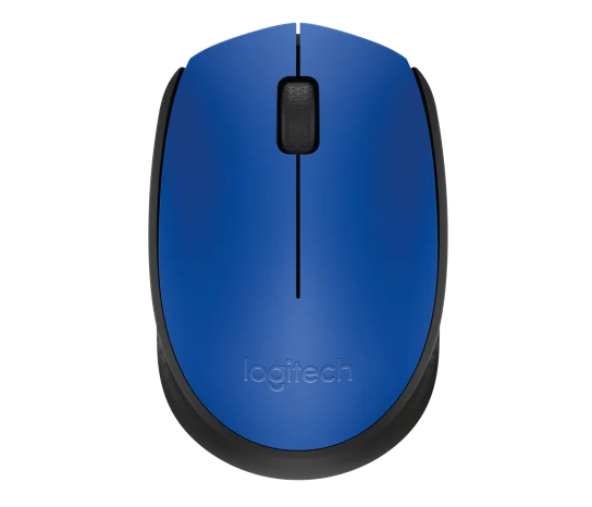 Logitech 1000DPI Optical Sensor Blue Wireless Mouse