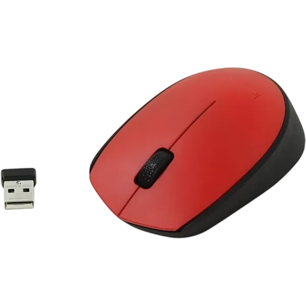 Logitech M171 Wireless Mouse - Red