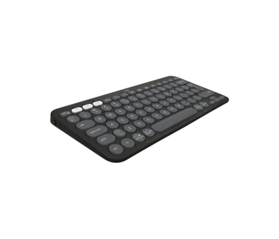 Logitech Pebble Keys 2 K380S Slim Minimalist Bluetooth Tonal Graphite Wireless Keyboard