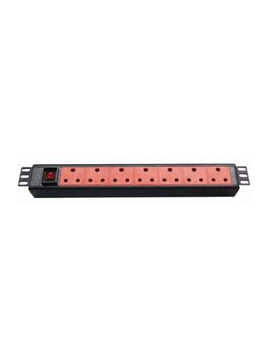 Acconet Power Distribution Unit, 1U, 7 way, 3 Pin SA plug