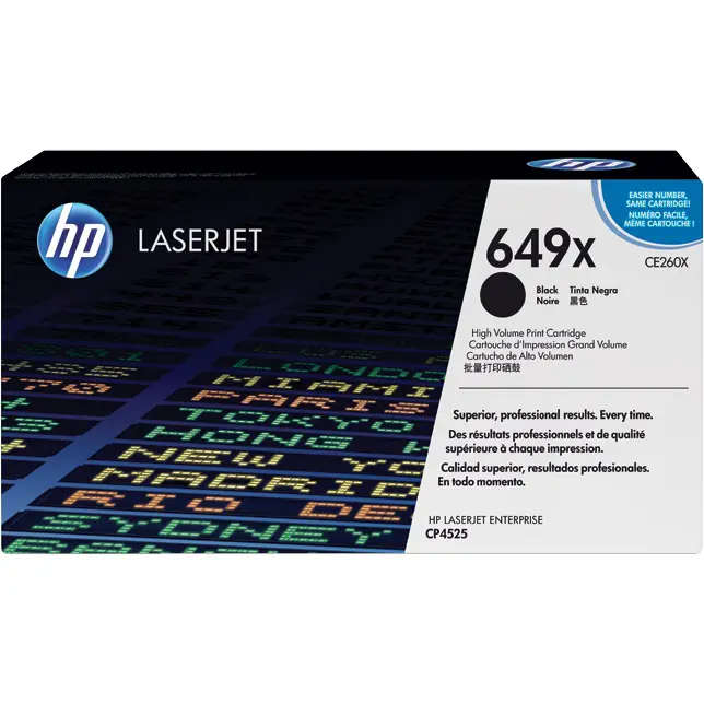 HP 649X High Yield Black LaserJet Toner Cartridge