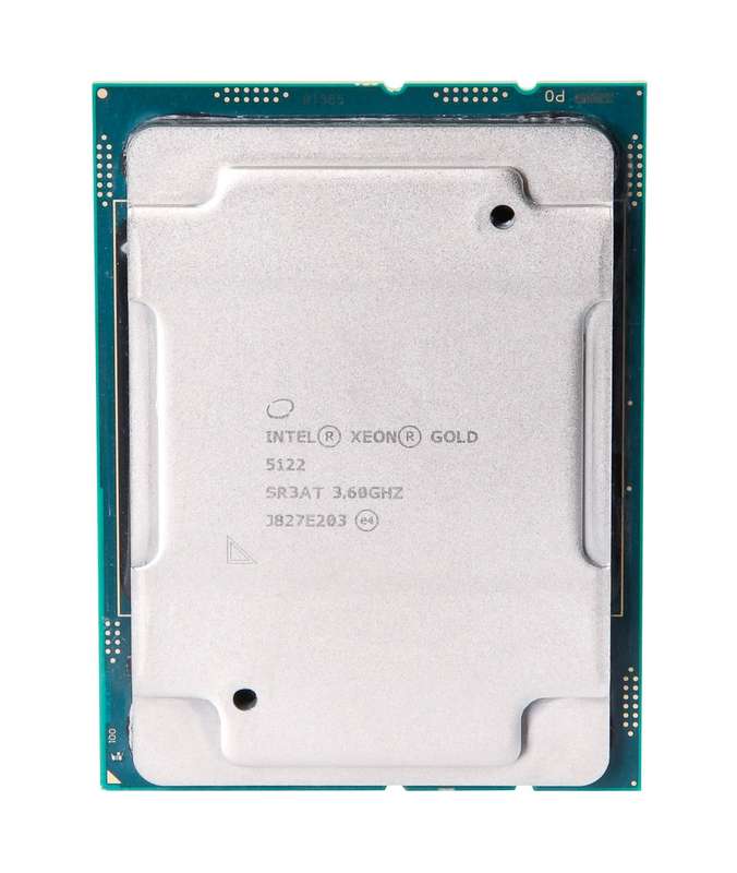 Intel Xeon Gold 5122 CPU, 16.5M Cache, 3.60Ghz (4 Core / 8 Thread) XEO