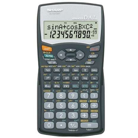 Sharp EL531 WH-BBK - Scientific Calculator 272 Functions