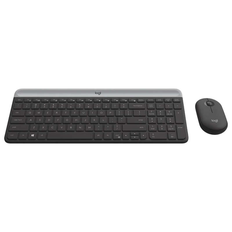 Logitech MK470 Slip Combo Ultra-slim, Wireless Keyboard and Mouse Combo Graphite