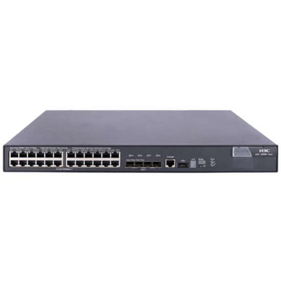 HPE Aruba A5800 Series, 24 Port (24G PoE+), A5800-24G-PoE, Layer-3 Rac