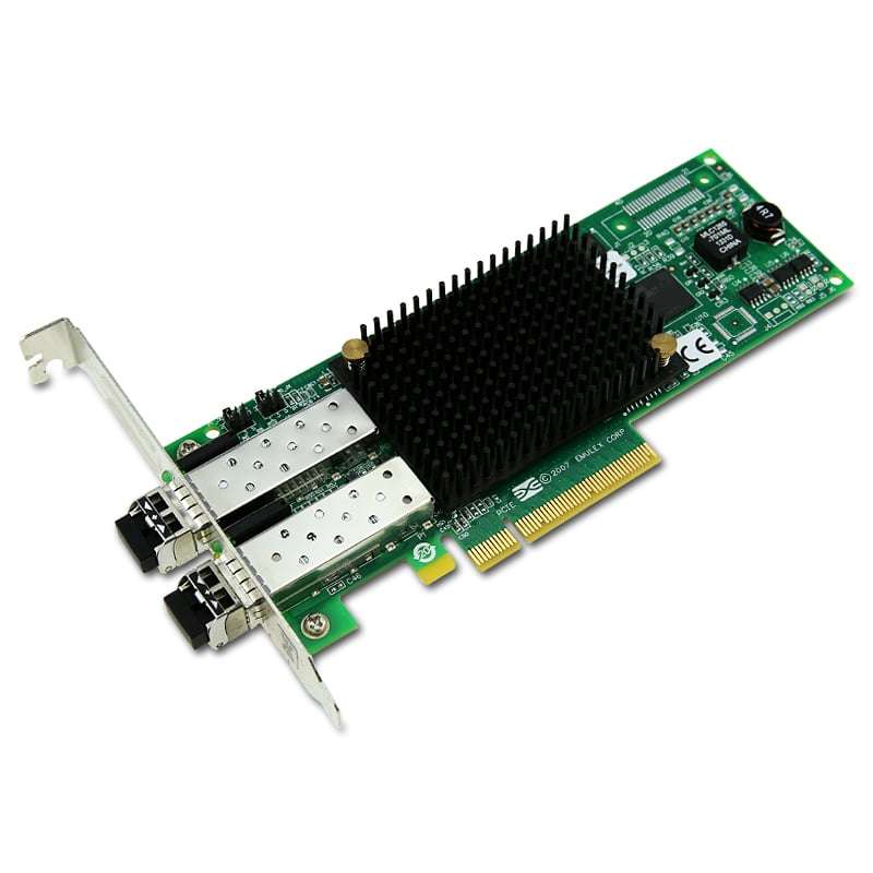 Emulex 8Gb Dual Port Fibre Channel PCI-E FC HBA Adapter w/ 2x SFP (Hig